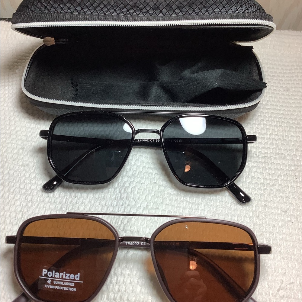 Classic Black and Brown Sunglasses by